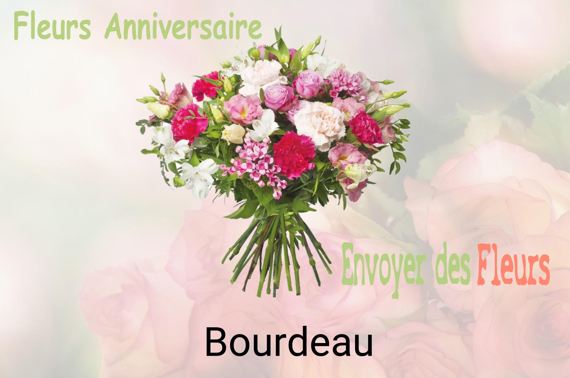 Bouquet de fleurs d’anniversaire livré à Bourdeau