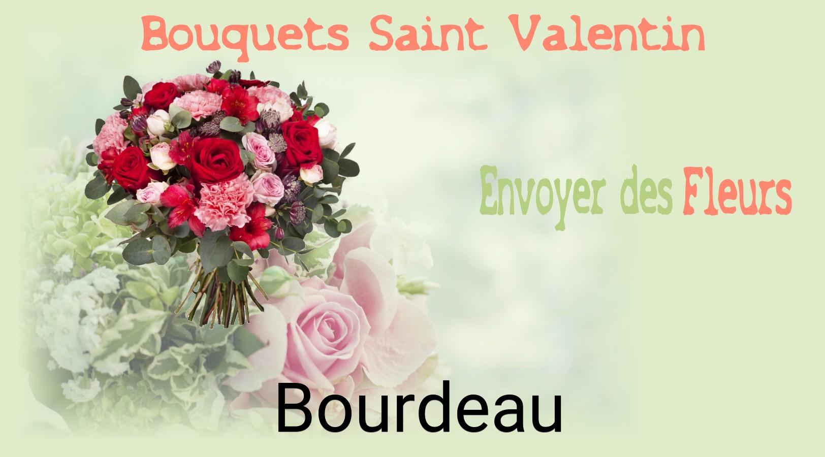 Roses de Saint-Valentin livrées à Bourdeau